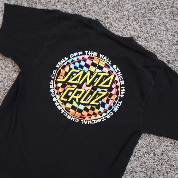 Vans Other - Vans Santa Cruz Black Graphic premium heavy cotton T-Shirt